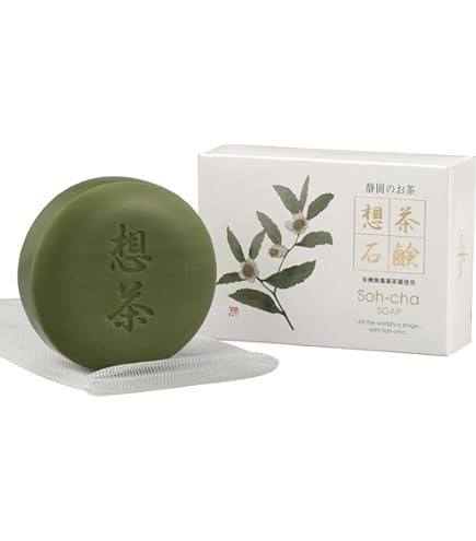 Amazon | 悠香のお茶せっけん 茶のしずく 60g | 茶のしずく | 洗顔